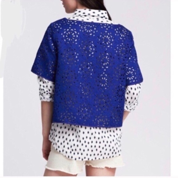 Banana Republic Laser Cut Crop Top - Picture 2 of 5